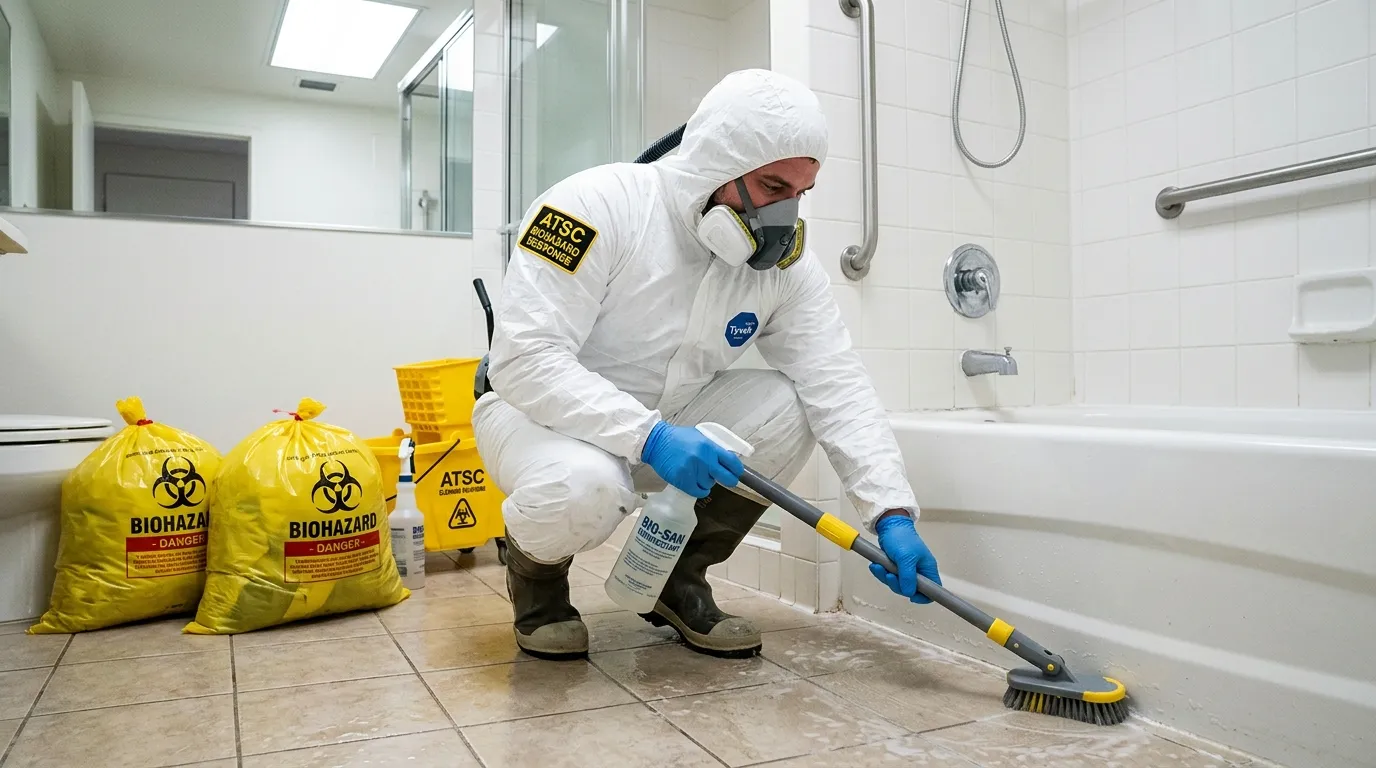 Decontamination equipment deployed for Blood Cleanup in Athol